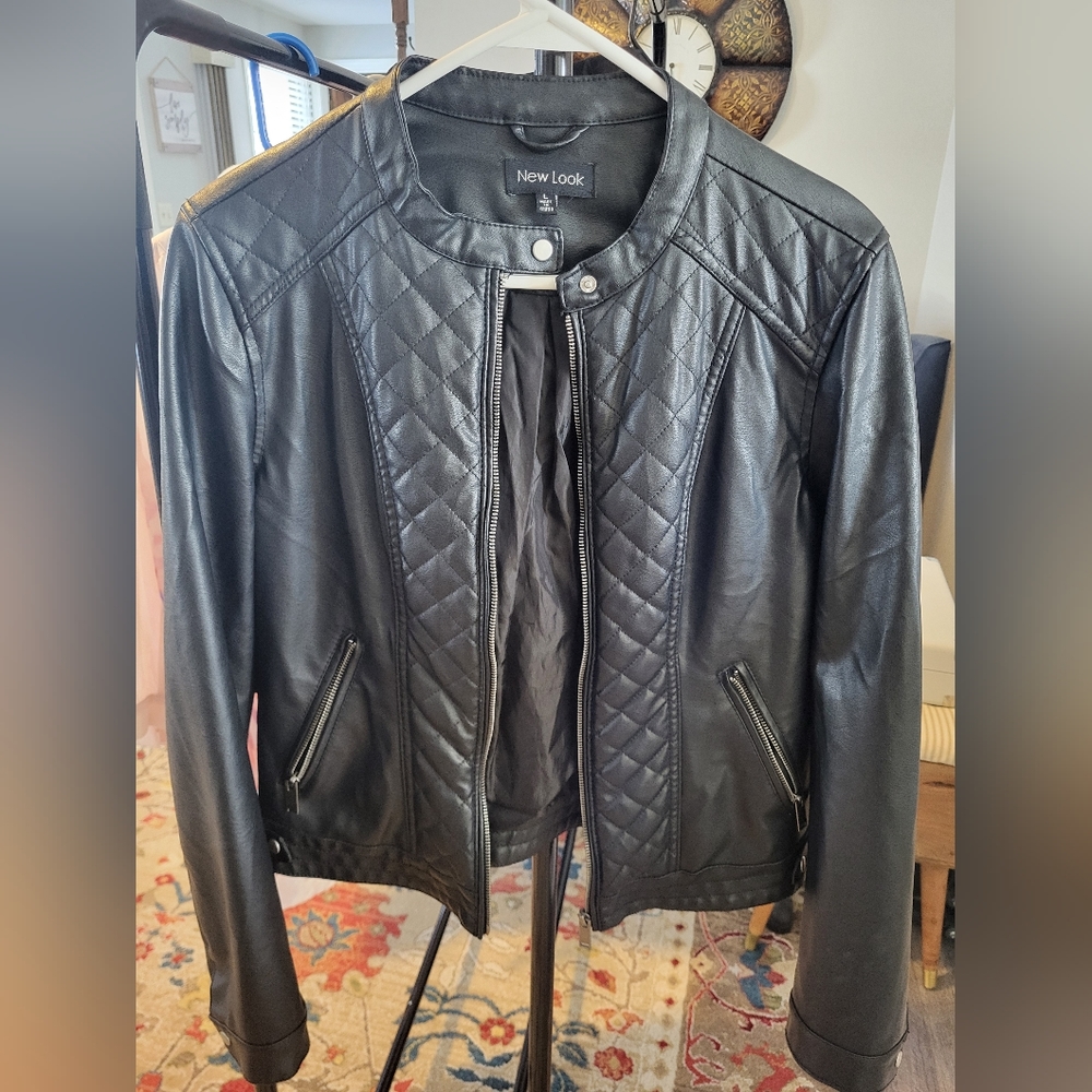 Large New Look pleather jacket